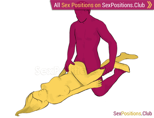 Kneeling sex position