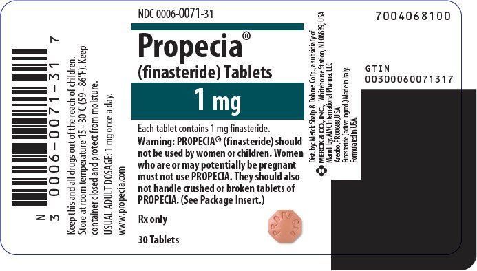 Finasteride sperm transmission