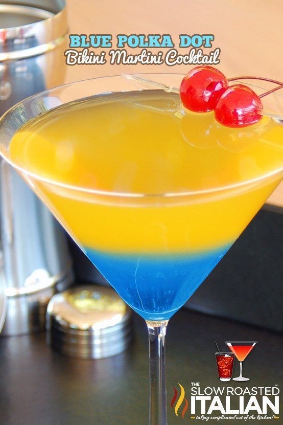 Blue B. reccomend Bikini martini recipe
