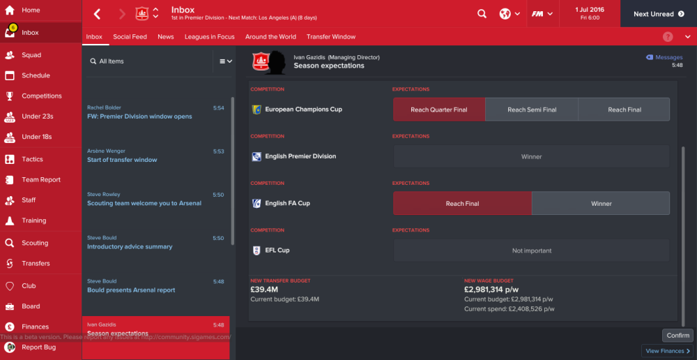 best of Clubs football manager in 2018 Amateur