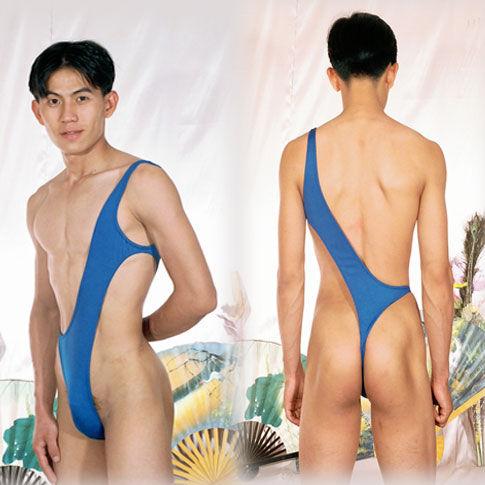 asian gay cum in swimsuit