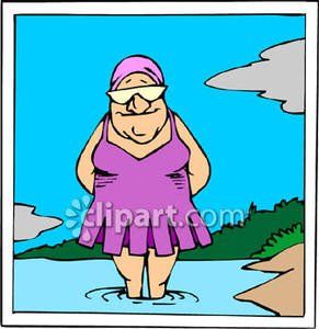 Offsides reccomend Old lady cartoon bikini