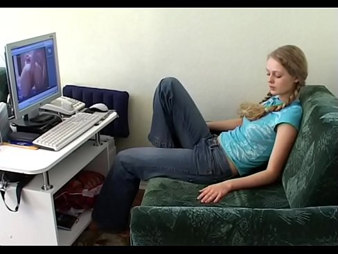 best of Watching porn huge computer stepbrother cumshot