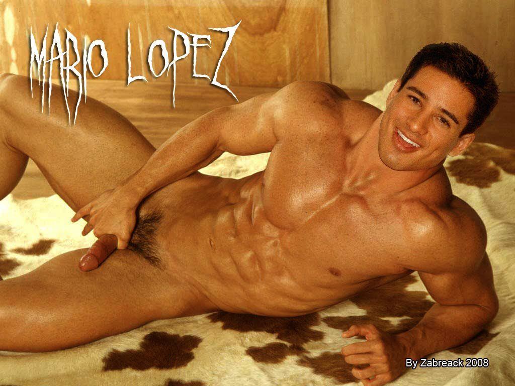 Mario lopez shower butt