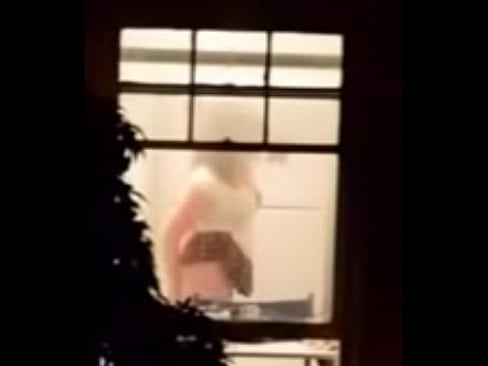 Master reccomend squirting bedroom window while neighbors watch