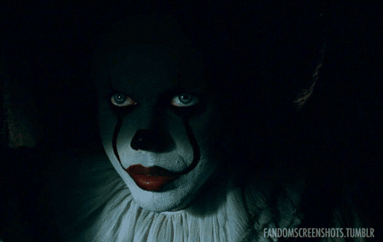 Governor reccomend pennywise clown gets huge thick facial