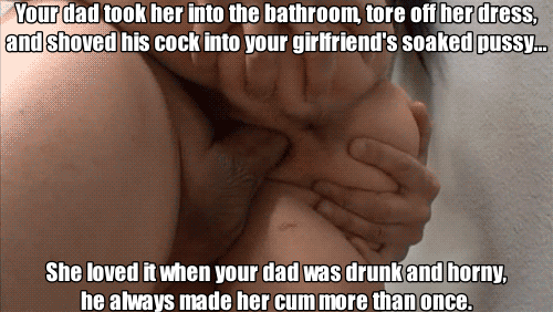 Cheating girlfriend sucks bathroom