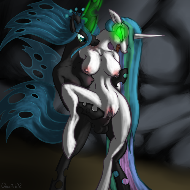 Futa princess celestia queen chrysalis